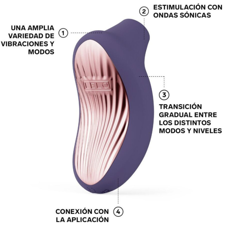 LELO - SONA 3 MASSAGEADOR CLITÓRICO SÔNICO ROXO CIBERNÉTICO
