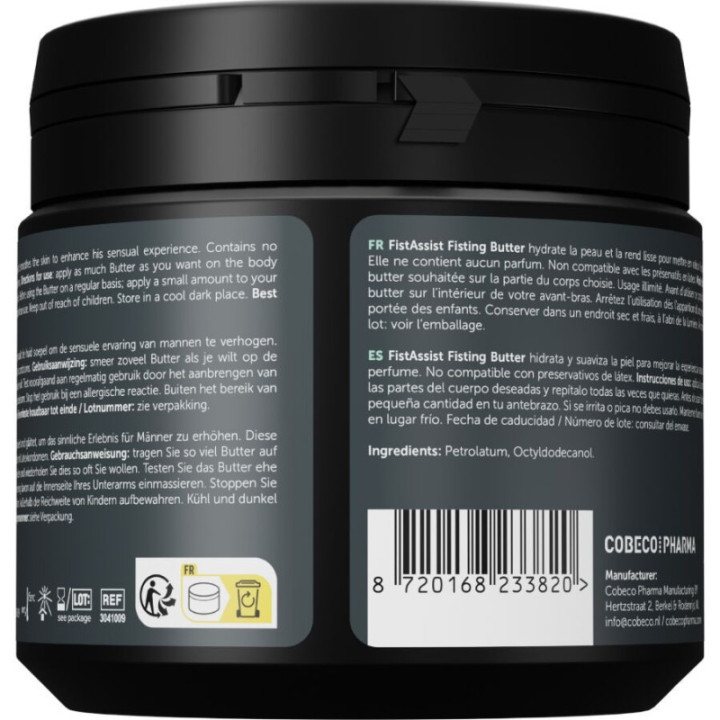 COBECO - FIST ASSIST BUTTER LUBRIFICANTE À BASE DE ÓLEO 500 ML