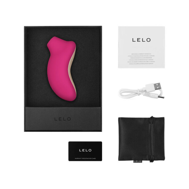 LELO - ESTIMULADOR DE CLITÓRIS SONA 2 CRUISE CHERRY