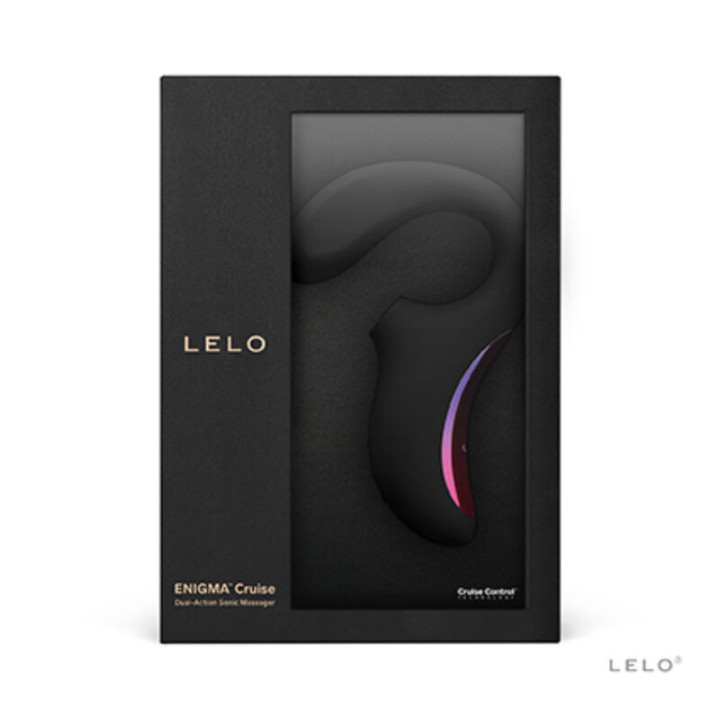 LELO - ENIGMA CRUISE DUPLO ESTIMULAO SONIC MASSAGER PRETO