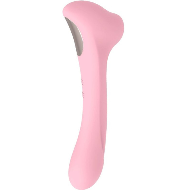 FEMINTIMATE - MASSAGEADOR DAISY SUCÇÃO E VIBRADOR ROSA