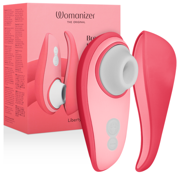 WOMANIZER - LIBERTY 2 ESTIMULADOR DE CLITÓRIS E SUCÇÃO ROSA