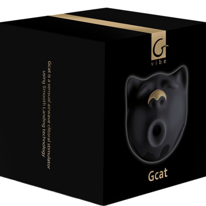G-VIBE - GCAT MYSTIC SUCKER DE CLITÓRIS PRETO