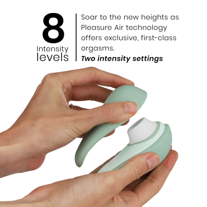 WOMANIZER - LIBERTY 2 ESTIMULADOR DE CLITÓRIS E SUCÇÃO VERDE CLARO