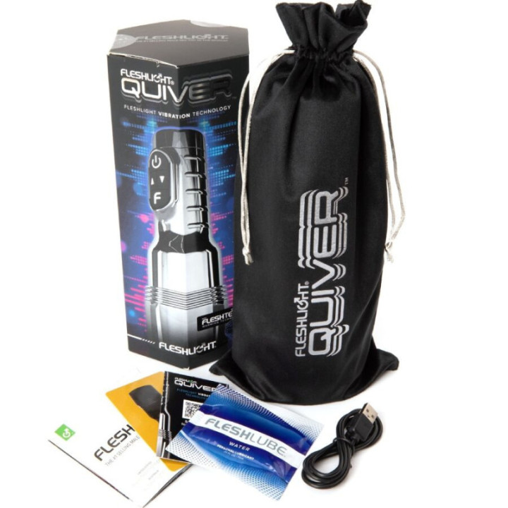 FLESHLIGHT - QUIVER MASTURBADOR VAGINAL VIBRATÓRIO RECARREGÁVEL