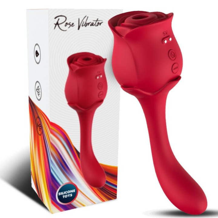 ARMONY - ROSELOVER SUCÇÃO E ESTIMULADOR DE CLITÓRIS VERMELHO