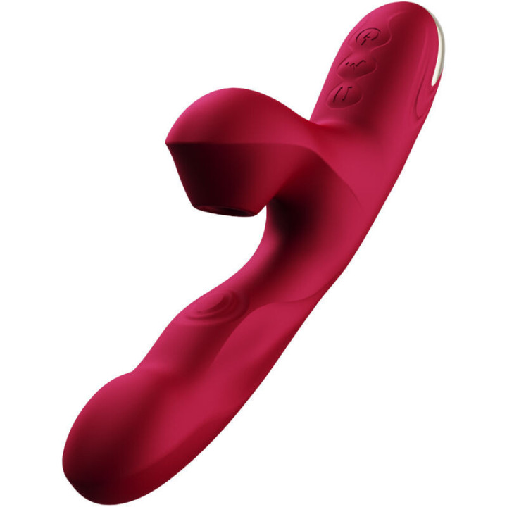 ARMONY - VIBRADOR BUMP E VENTOSA MODELO 2 BORGONHA