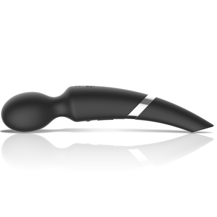 BLACK&SILVER - BECK WAND E VENTOSA 2 EM 1 SILICONE