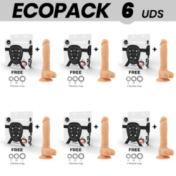 ECOPACK 6 UNIDADES - COCK MILLER ARNÊS + DENSIDADE DE SILICONE ARTICULVEL COCKSIL 18 CM