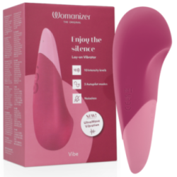 WOMANIZER - VIBE VIBE VIBRADOR SILENCIOSO DE USO INTERNO ROSA ESCURO