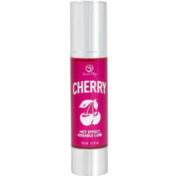 SECRETPLAY - LUBRIFICANTE AQUECEDOR DE CEREJA 50 ML