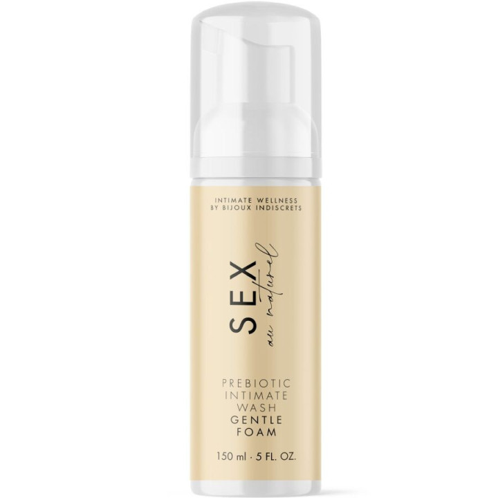 BIJOUX INDISCRETS - SEX AU NATUREL GEL ÍNTIMO PREBIÓTICO COM ESPUMA 150 ML