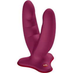 FUN FACTORY - RYDE DUPLO DILDO VINHO VERMELHO