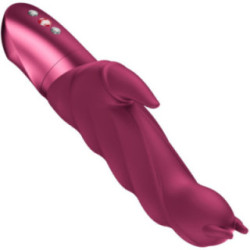FUN FACTORY - VIBRADOR DARLING DEVIL RABBIT VERMELHO VINHO
