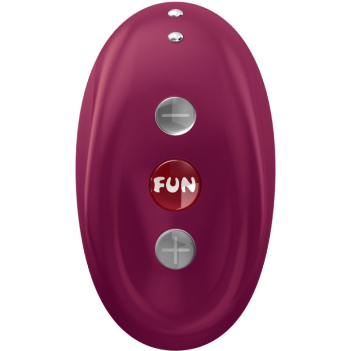 FUN FACTORY - VIBRADOR MEA AIR PULSE VERMELHO VINHO