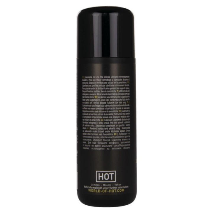 HOT - EXXTREME GLIDE LUBRIFICANTE À BASE DE SILICONE + ÓLEO CONFORTANTE A+ 50 ML