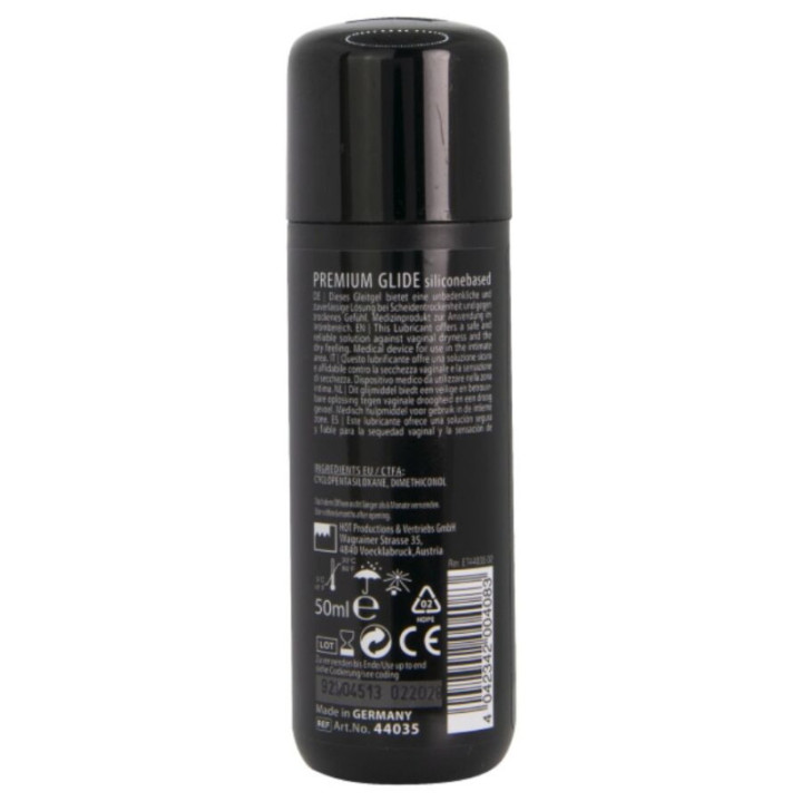 HOT - LUBRIFICANTE PREMIUM À BASE DE SILICONE 50 ML
