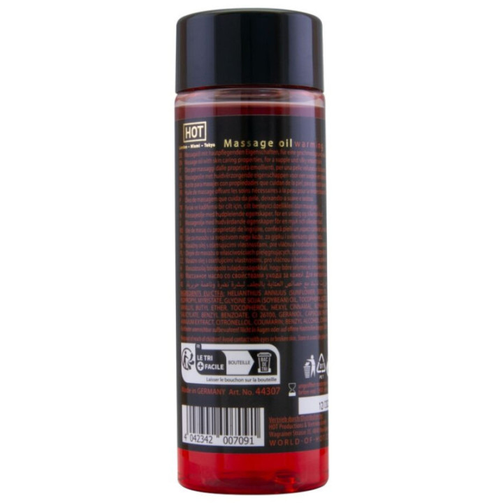 HOT - ÓLEO DE MASSAGEM AQUECEDOR 100 ML