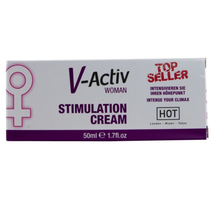 HOT - CREME ESTIMULANTE V-ACTIV PARA MULHERES 50 ML