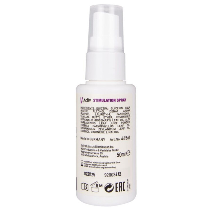 HOT - SPRAY ESTIMULANTE V-ACTIV PARA MULHERES 50 ML