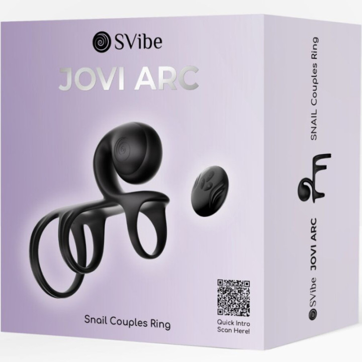 SNAIL VIBE - ANEL DE CASAL JOVI ARC COM CONTROLE REMOTO PRETO