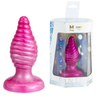 SILEXD - CHERRY PLUG ANAL FANTASY DE SILICONE LÍQUIDO TERMOREATIVO ROSA 9.2 CM