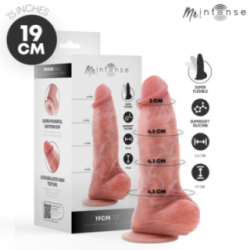 MR INTENSE - PEQUENO DILDO DE SILICONE SPENCER 19 CM -Ø- 4,5 CM