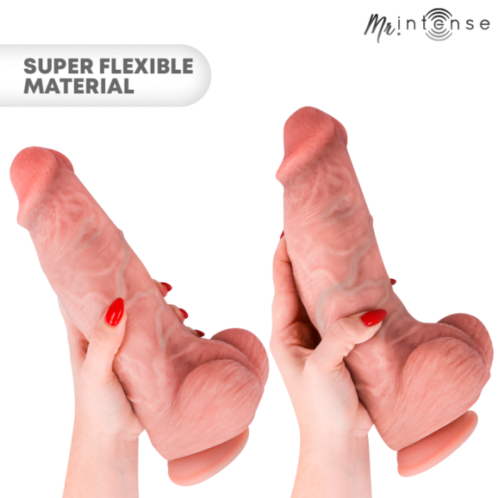 MR INTENSE - DILDO DE SILICONE EXTRAGRANDE SPENCER 28 CM -Ø- 7.3 CM