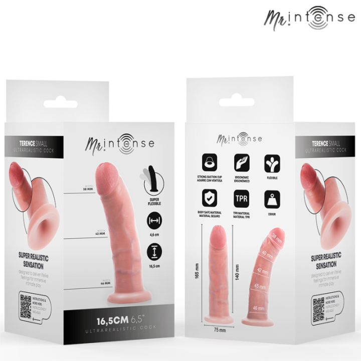 MR INTENSE - PEQUENO DILDO TERENCE 16.5 CM -Ø- 4.6 CM