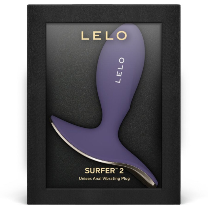 LELO - SURFER 2 PLUG VIBRATÓRIO ANAL UNISSEX ROXO CIBERNÉTICO
