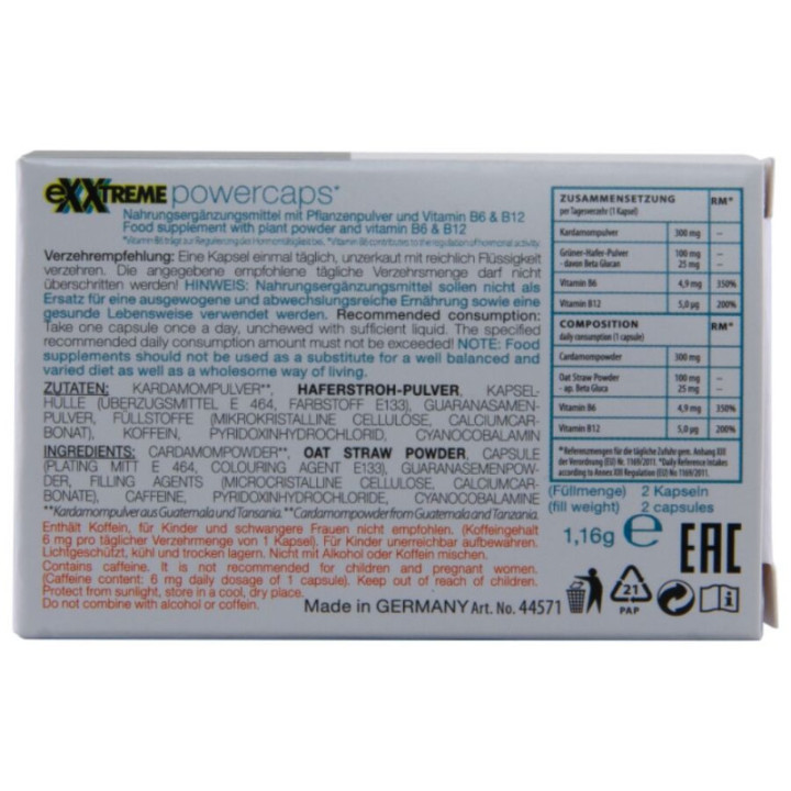 HOT - EXXTREME CAPACITORES DE POTÊNCIA MAN 2 UNIDADES