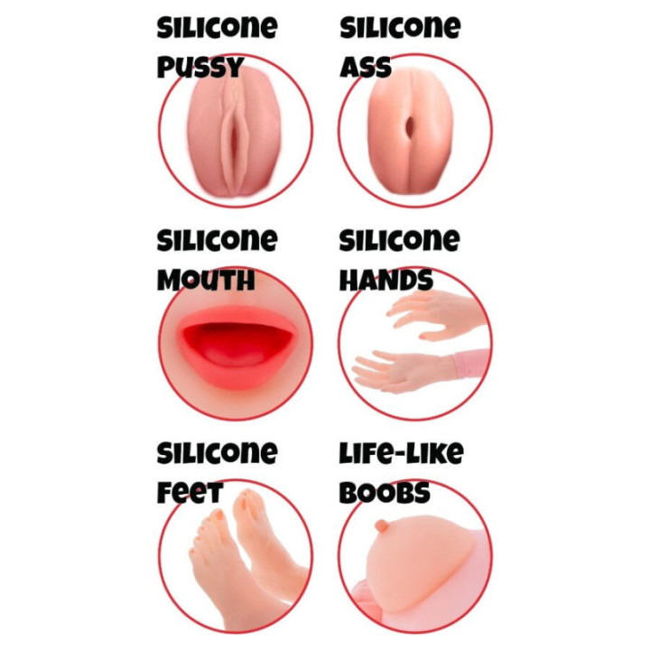 HIDDEN DESIRE - LUSTY LOLA BONECA INFLÁVEL LOLA LASCIVA 145 CM