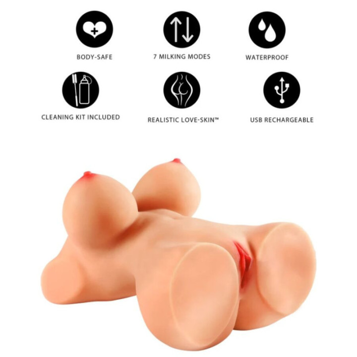 DESEJO OCULTO - TORSO DE CADELA ORDENHEIRA SAFADA. MASTURBADORA FEMININA. 10 KG