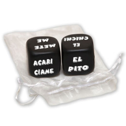 DIABLO PICANTE - 2 DADOS DE AÇÃO E PARTE DO CORPO (COR ALEATÓRIA)