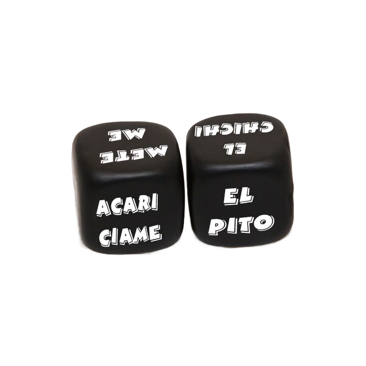 DIABLO PICANTE - 2 DADOS DE AO E PARTE DO CORPO