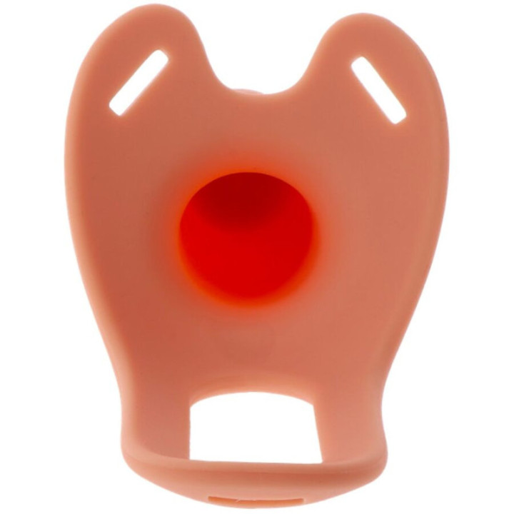 HIDDEN DESIRE - INFERNO MANGA PENIANA DE SILICONE COM STRAP-ON 18 CM