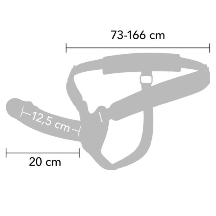 HIDDEN DESIRE - INFERNO MANGA PENIANA COM STRAP-ON 20 CM