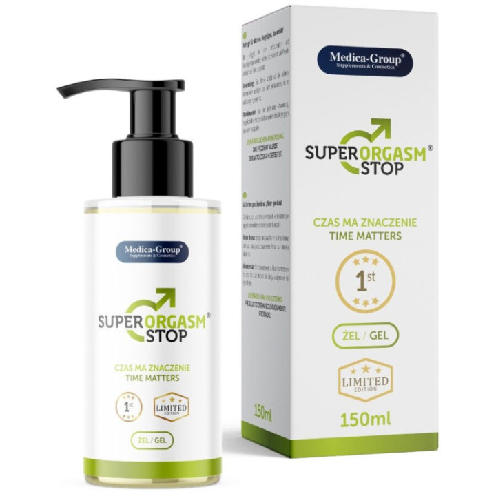 MEDICA GROUP - SUPER ORGASM STOP GEL ÍNTIMO PARA HOMENS 150 ML