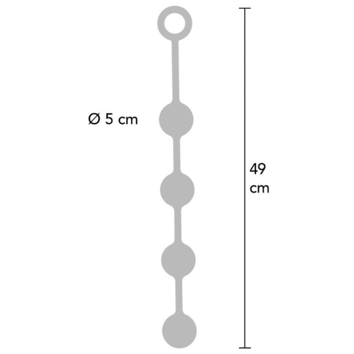 HIDDEN DESIRE - EXTREME BOLAS ANAIS PESADAS XL