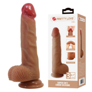 PRETTY LOVE - LISLE DILDO REALISTA COM VENTOSA 20.6 CM -Ø- 4.2 CM