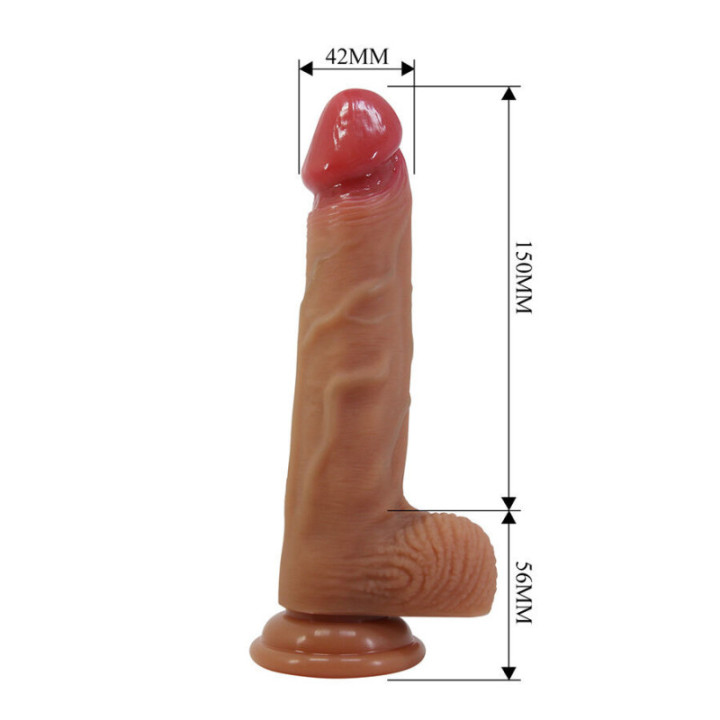 PRETTY LOVE - LISLE DILDO REALISTA COM VENTOSA 20.6 CM -Ø- 4.2 CM