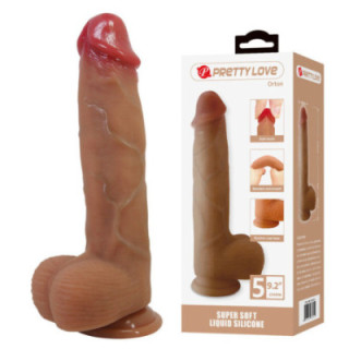 PRETTY LOVE - ORTON DILDO REALISTA COM VENTOSA 23.5 CM -Ø- 4.9 CM