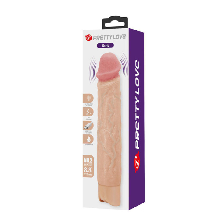 PRETTY LOVE - OSRIC VIBRADOR FLEXÍVEL E REALISTA