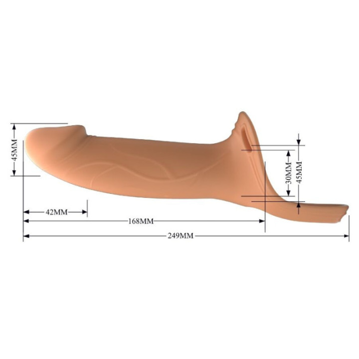 PRETTY LOVE - LANDON. VIBRATÓRIO DE PELE CLARA