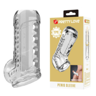 PRETTY LOVE - CAPA PENIANA TRANSPARENTE TEXTURIZADA