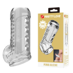 PRETTY LOVE - CAPA PENIANA TRANSPARENTE TEXTURIZADA