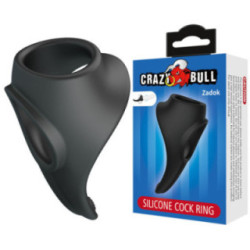 CRAZY BULL - ZADOK ANEL ERGONÔMICO COM ESTIMULADOR PERINEAL