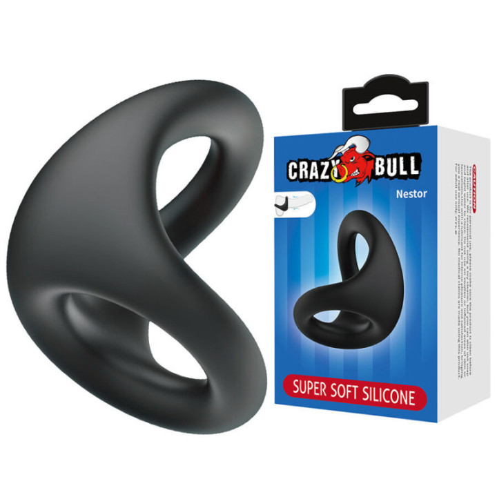 CRAZY BULL - NESTOR ANEL ERGONÔMICO PARA PÊNIS E TESTÍCULOS