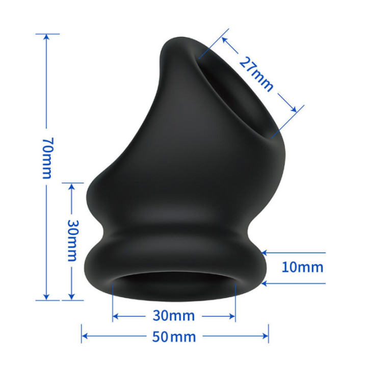 CRAZY BULL - OBERON ANEL DE SUPORTE PARA PÊNIS E TESTÍCULOS