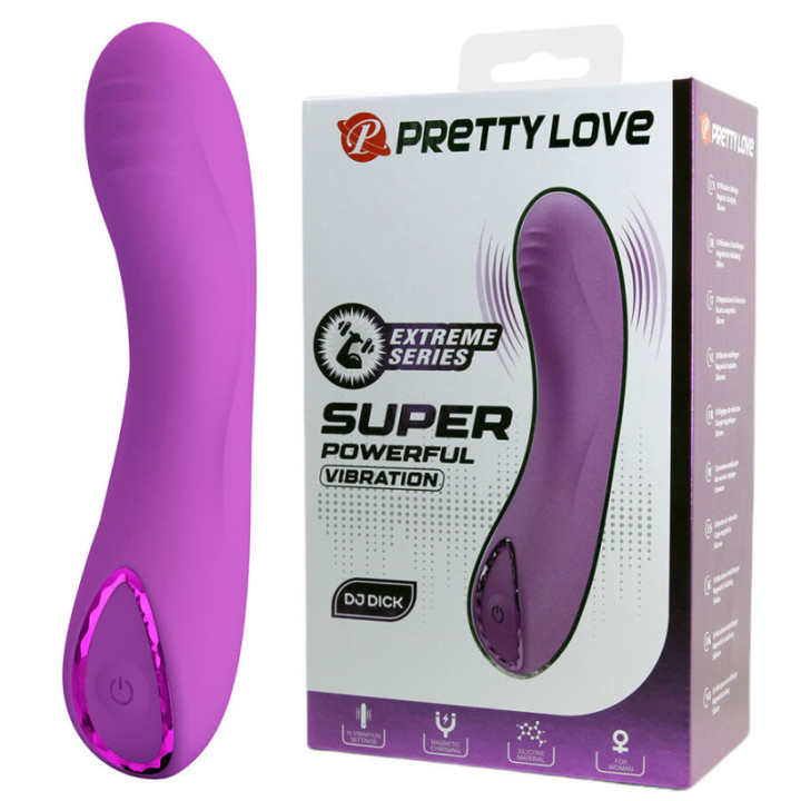 PRETTY LOVE - DJ DICK VIBRADOR ROXO PARA PONTO G